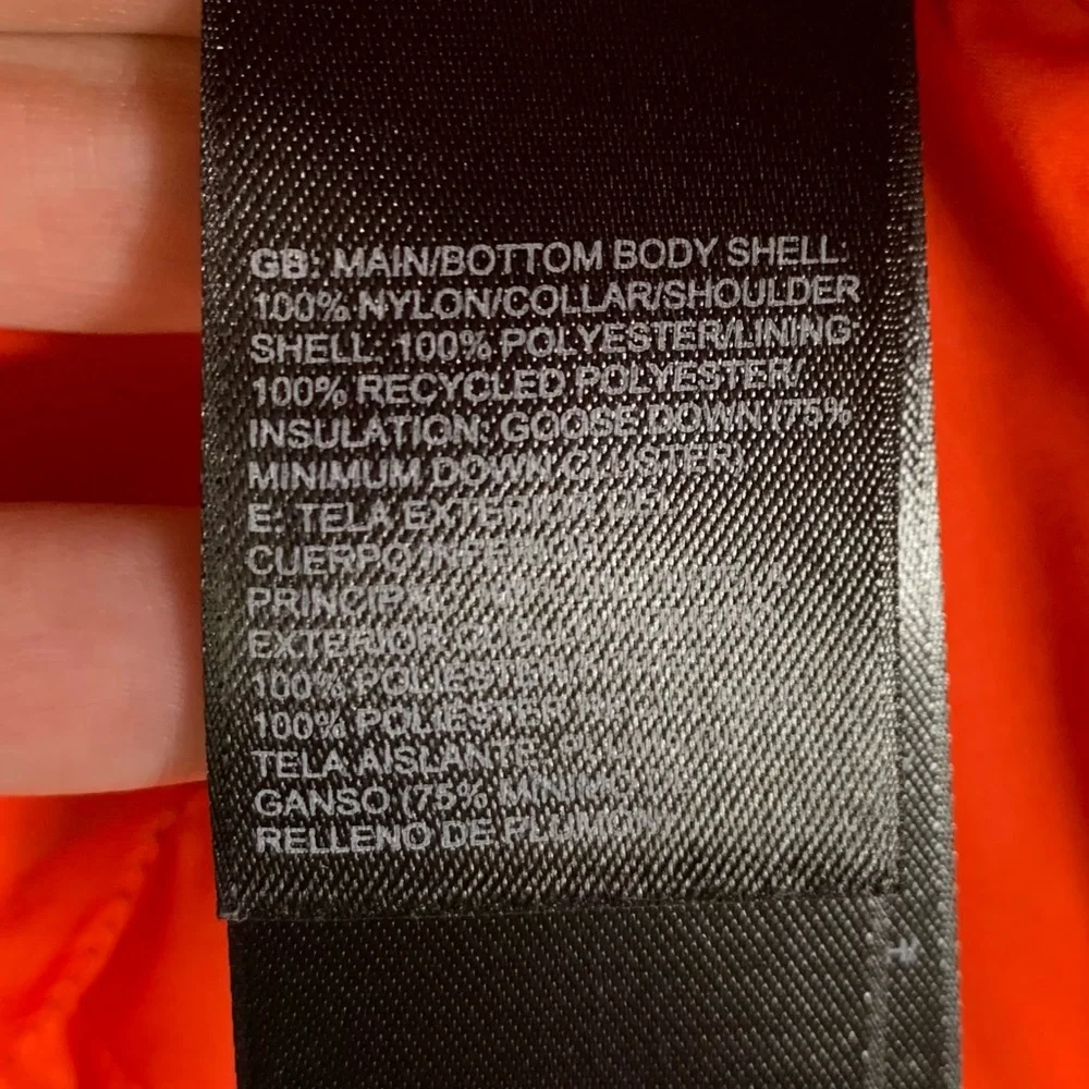 The North Face Women’s RU/14 Goose Down Color Block Vest Like New Size L - Picture 13 of 16